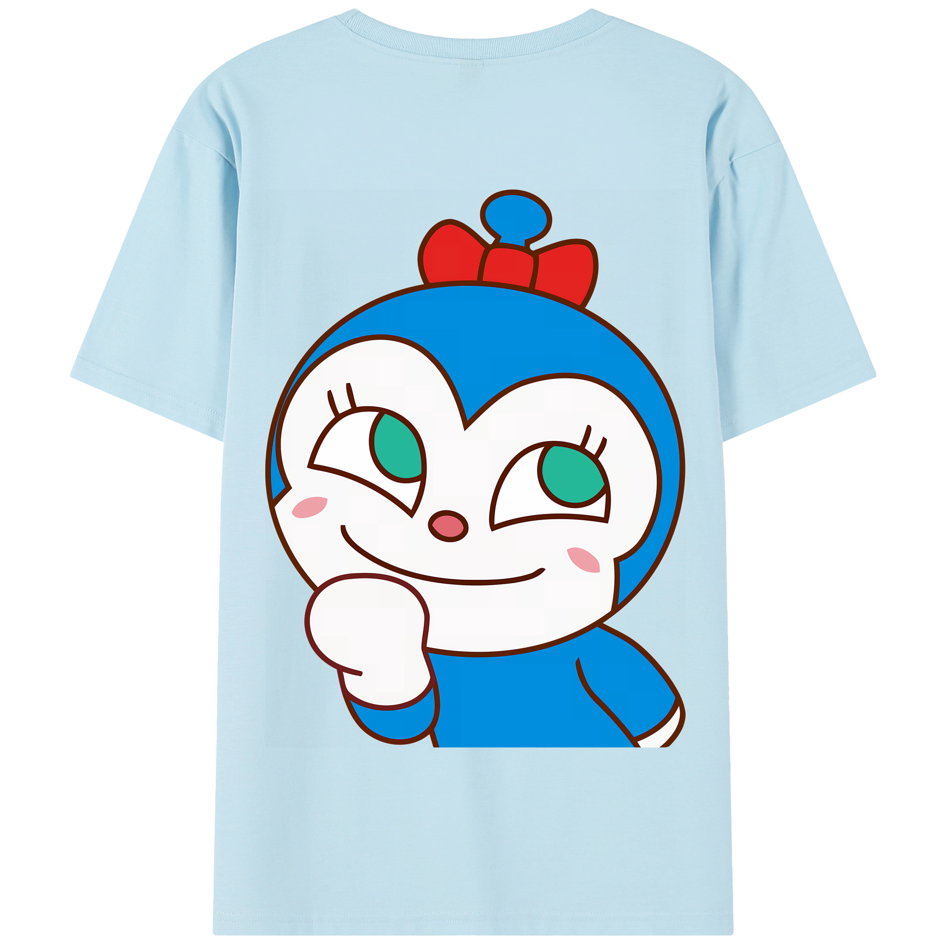 （画像用） アンパンマン Anpanman 綿100％半袖Tシャツ（背面プリント）